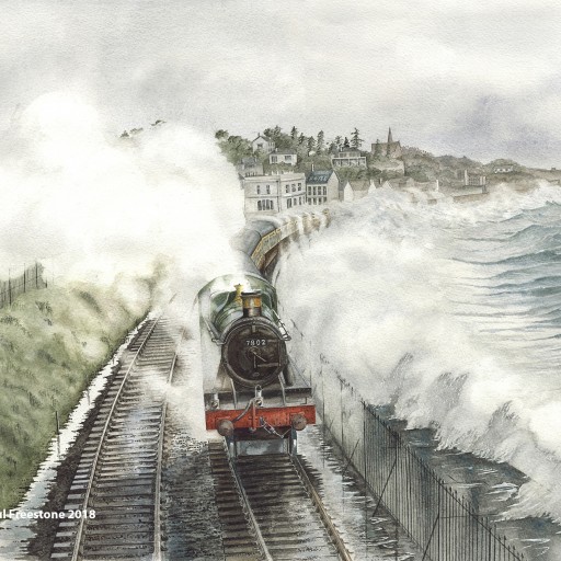 Storm at Dawlish